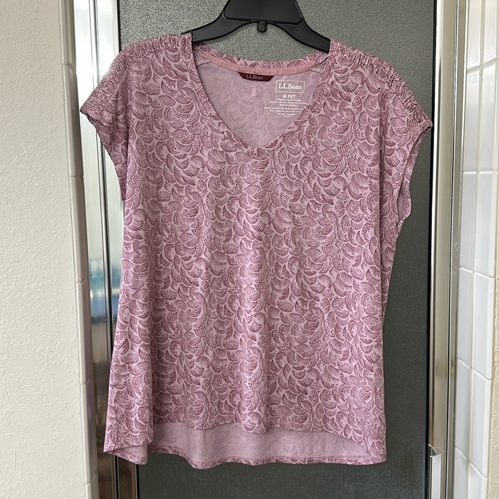 L.L.Bean Sleeveless Light Purple Shirt
